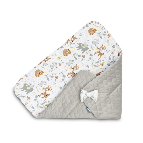 SENSILLO Zavinovačka velvet WHITE FOREST ADVENTURE 75x75 cm