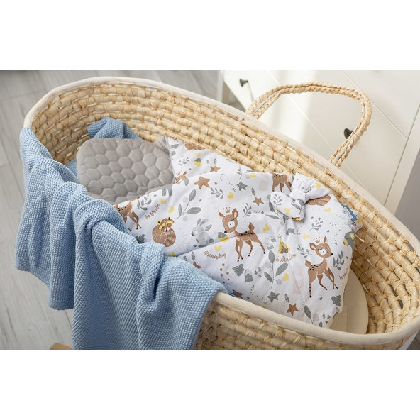 SENSILLO Zavinovačka velvet WHITE FOREST ADVENTURE 75x75 cm