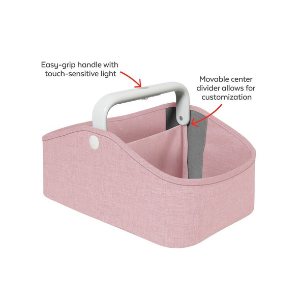 SKIP HOP Organizér s osvetlením na hygienické potreby Pink