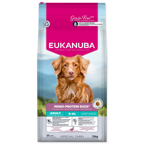 EUKANUBA Special Care Adult Mono Protein krmivo pre psy kačka 12 kg