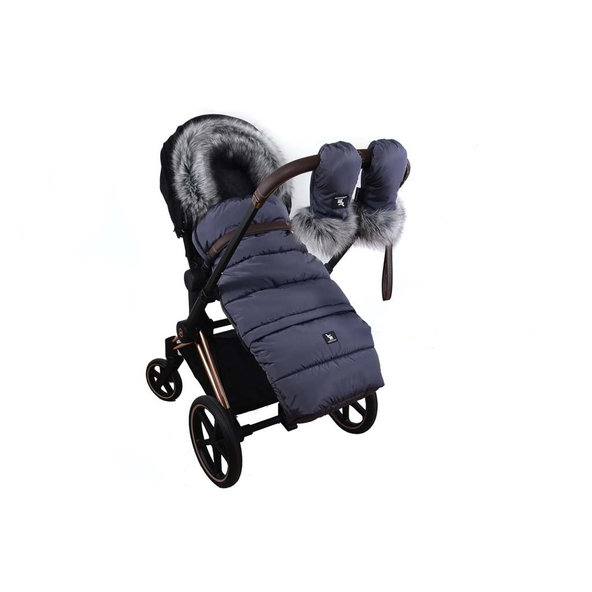 COTTONMOOSE Fusak do kočíku Combi Blue