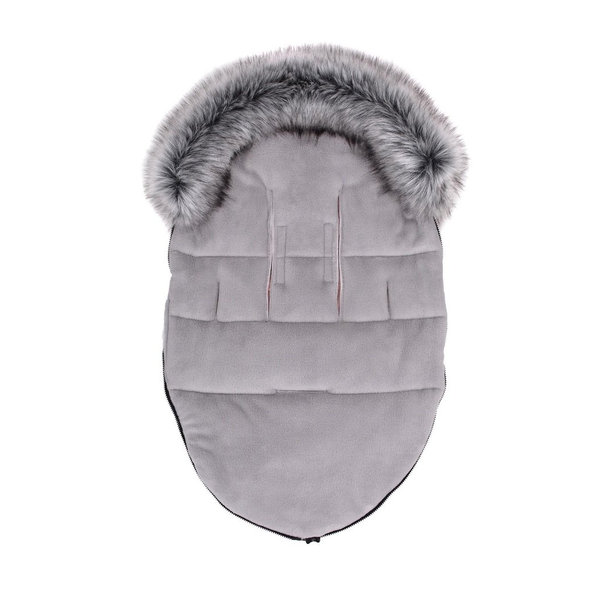 COTTONMOOSE Fusak do kočíku Moose MINI Yukon Gray