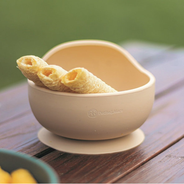 PETITE&MARS Miska silikónová s prísavkou TAKE&MATCH Desert Sand 6m+