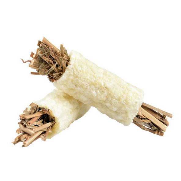 Maškrta DUVO+ žuvacie rolky lucerna a popcorn pre hlodavce 20g