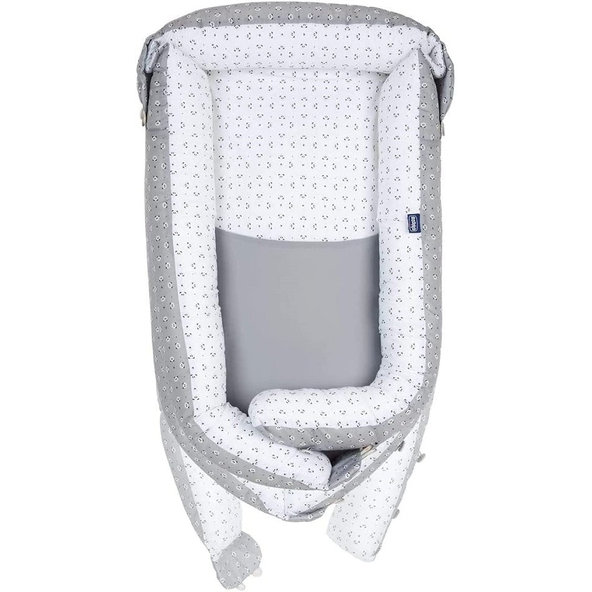 CHICCO Hniezdo pre bábätko 2v1 Panda 93x53 cm 0m+
