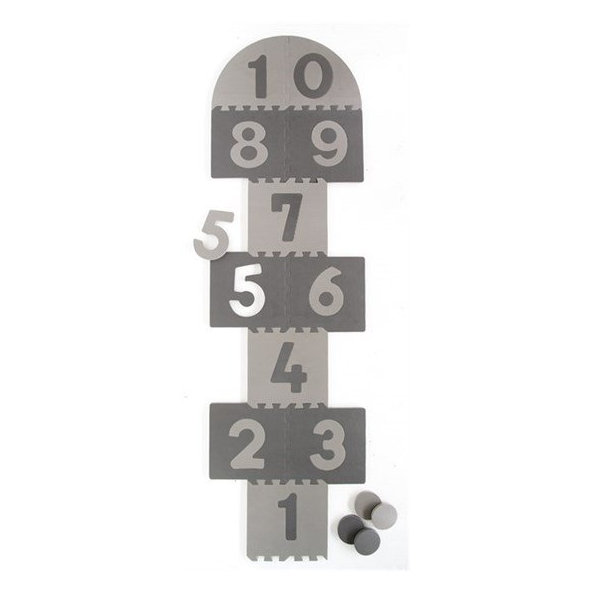 BABYDAN Panák skákací - podložka puzzle 90x90 cm