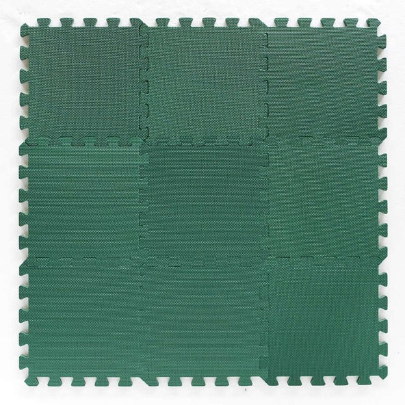 BABYDAN Podložka hracia puzzle Dark Green 90x90 cm