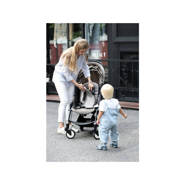 BÉBÉFOLIE Chladiaca podložka pre golfový kočík - Sivá