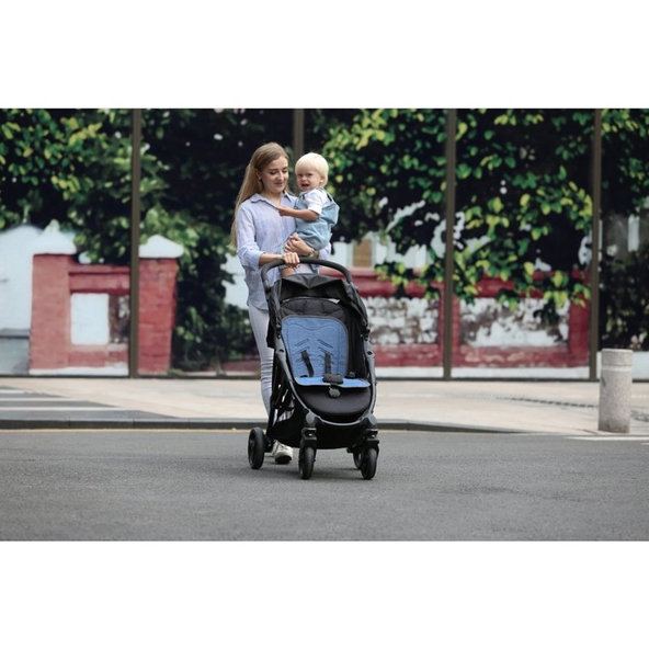 BÉBÉFOLIE Chladiaca podložka pre športový kočík - Denim