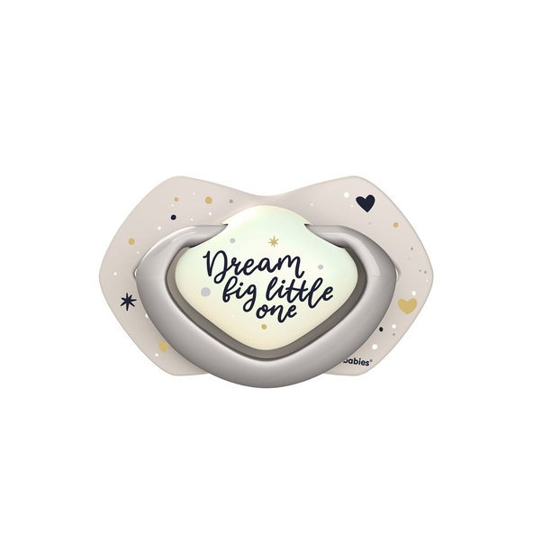 CANPOL BABIES Set symetrických silikónových cumlíkov Light touch 18m+ Sleepy koala modrý