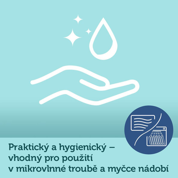 CANPOL BABIES Tanier silikónový delený s prísavkou Medvedík tyrkysový