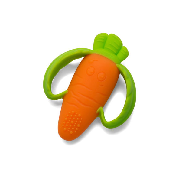 INFANTINO Hryzátko silikónové Mrkva