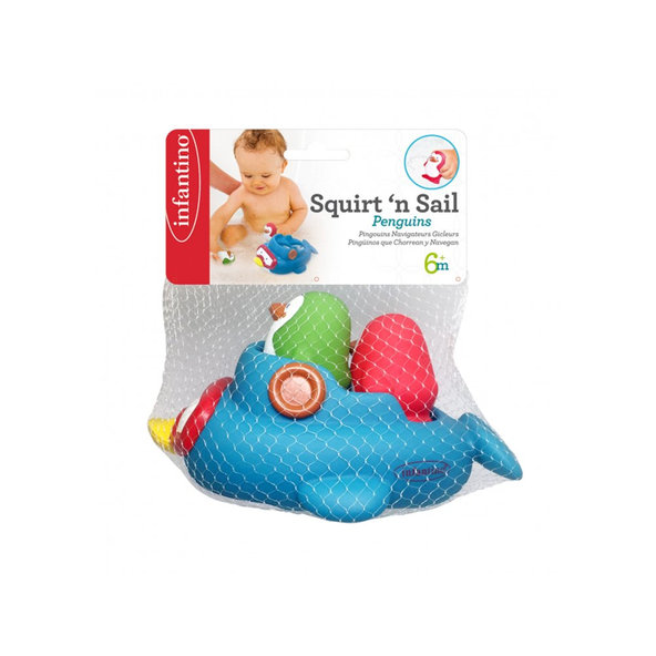 INFANTINO Loďka s tučniakmi do kúpeľa