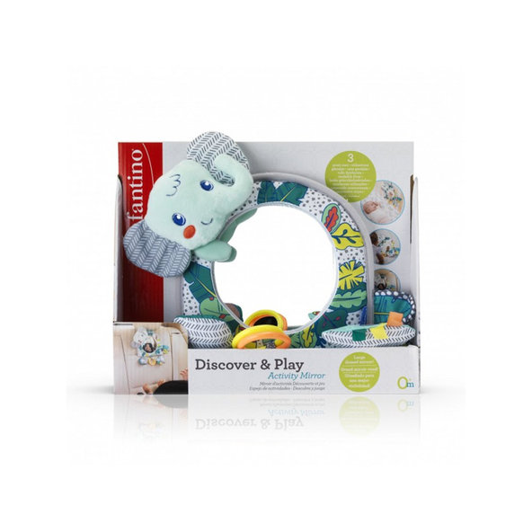 INFANTINO Zrkadlo závesné s aktivitami Slon