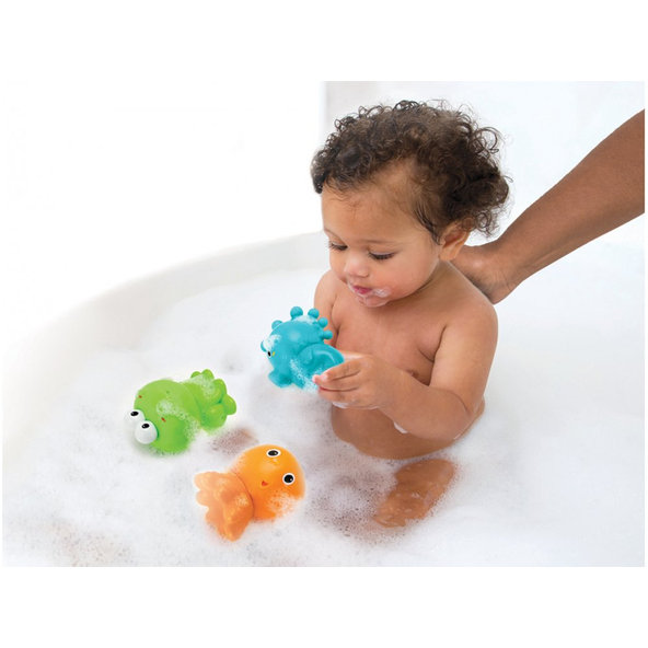 INFANTINO Zvieratká do kúpeľa skrutkovacie 3 ks