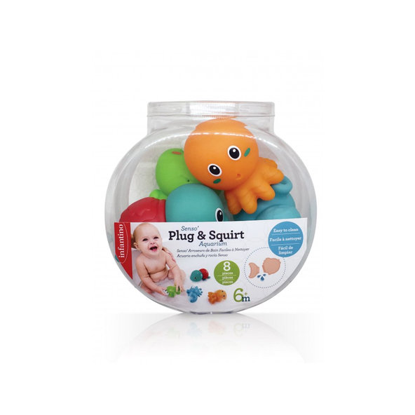 INFANTINO Zvieratká do kúpeľa skrutkovacie 4 ks