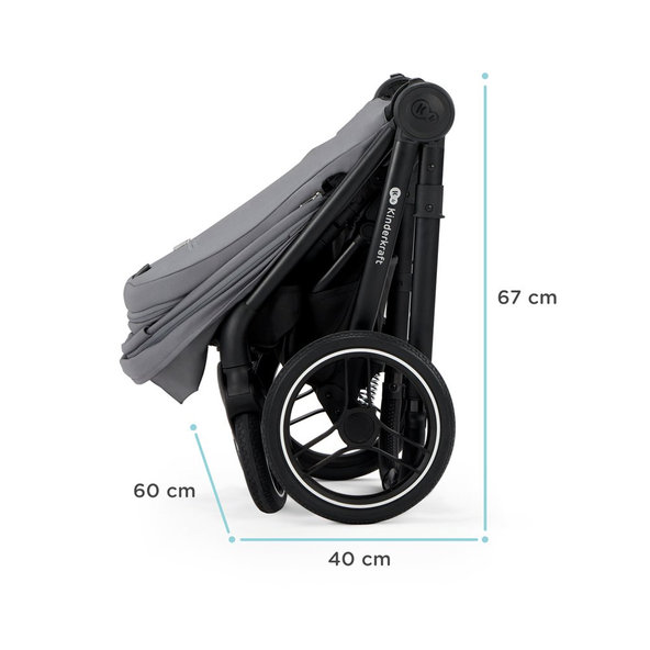 KINDERKRAFT Kočík kombinovaný Nea 2v1 Ash Pink, Premium