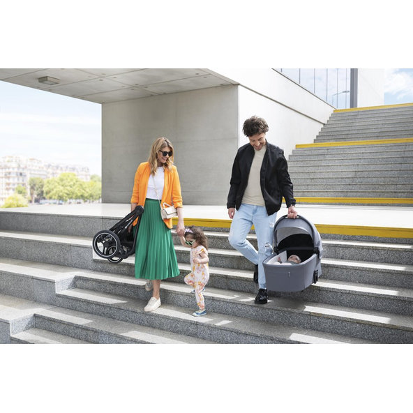 KINDERKRAFT Kočík kombinovaný Nea 2v1 Midnight Black, Premium