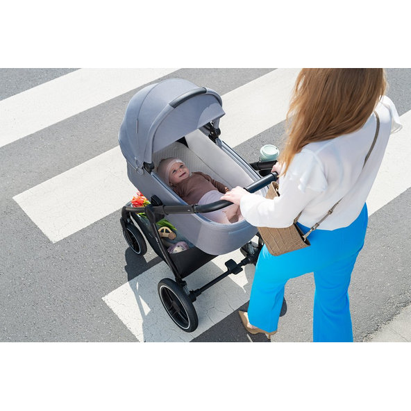 KINDERKRAFT Kočík kombinovaný Nea 2v1 Platinum Grey, Premium