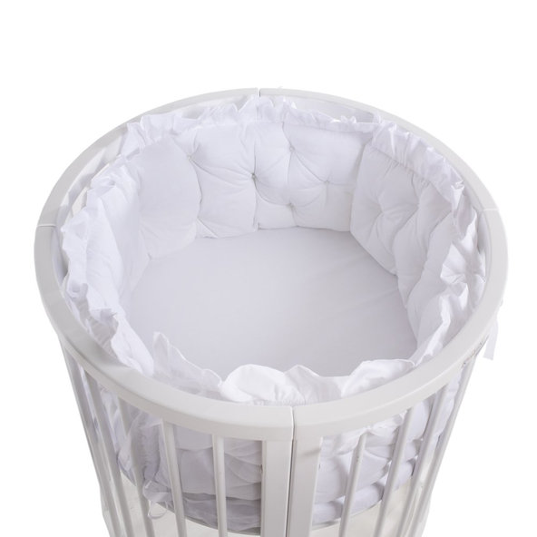 MIMIKO Set posteľnej bielizne Premium Bílý