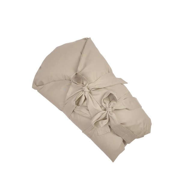 MIMIKO Zavinovačka páperová bavlnená Běžová