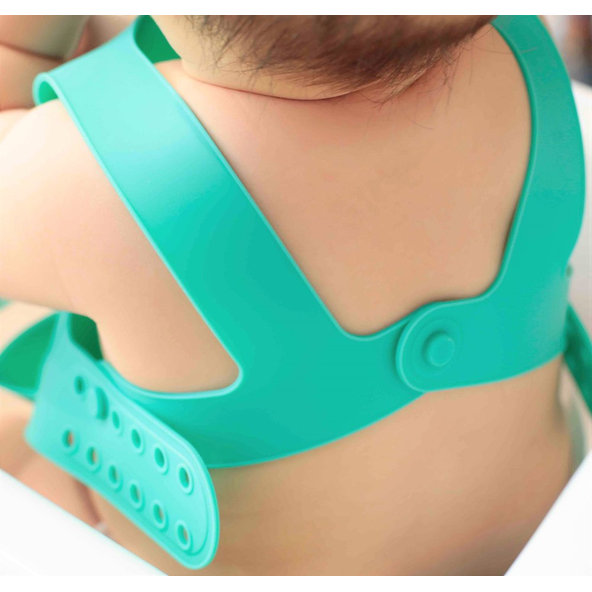 MINIKOIOI Podbradník silikónový s vreckom - Rose