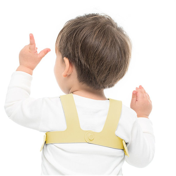 MINIKOIOI Podbradník silikónový s vreckom - Yellow