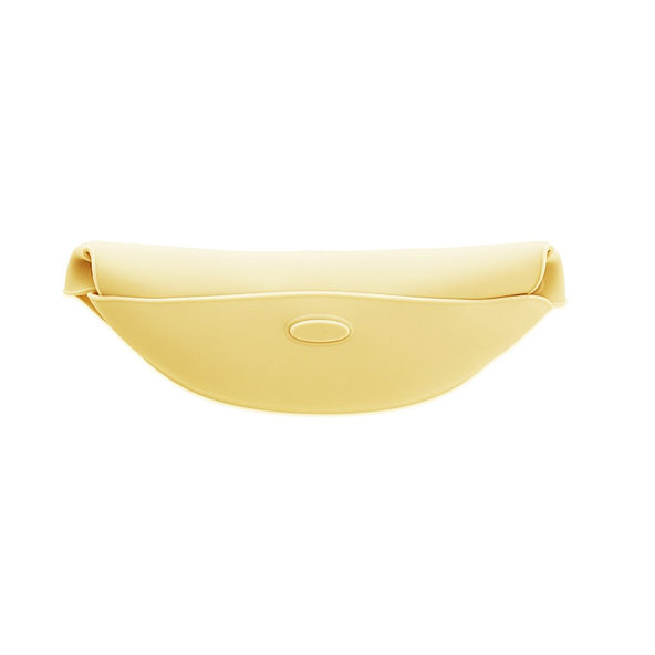 MINIKOIOI Podbradník silikónový s vreckom - Yellow