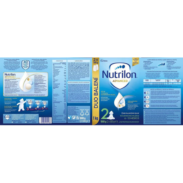 NUTRILON 2 Pokračovacie dojčenské mlieko (od 6m) 1000g