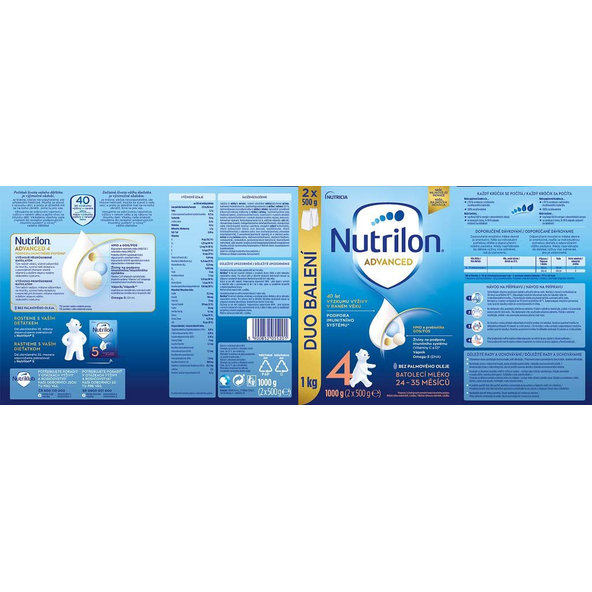 NUTRILON 4 batoľacie mlieko (24-35m) 1000g