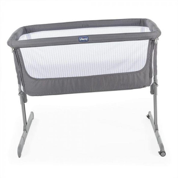 CHICCO Postieľka Next2Me Air - Dark Grey