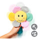 BABYONO Hračka hrkálka Rainbow Flower
