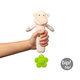BABYONO Hračka pískacia s hryzačkou Sweet Lambie