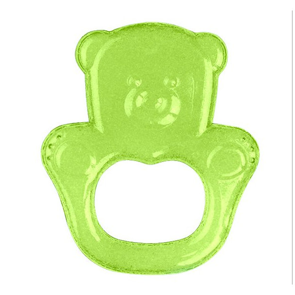 BABYONO Hryzačka chladiaca medveď- zelená