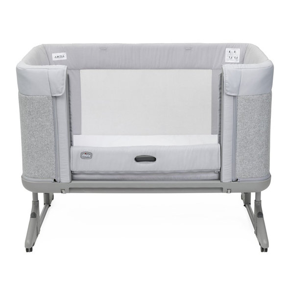 CHICCO Postieľka Next2Me Forever - Ash Grey