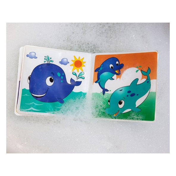 NUBY Prvá pískacia knižka do vody 4 m+