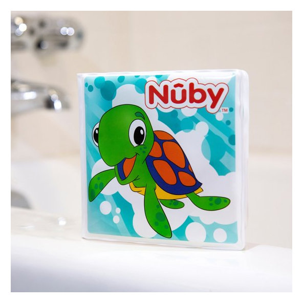 NUBY Prvá pískacia knižka do vody 4 m+
