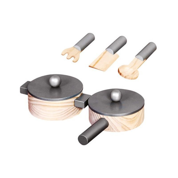 BINO Drevená kuchynka Amélie s príslušenstvom