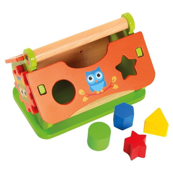 BINO Vkladačka drevený domček