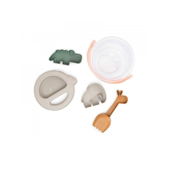 DONE BY DEER Set hrací na piesok Deer friends 5ks - colour mix