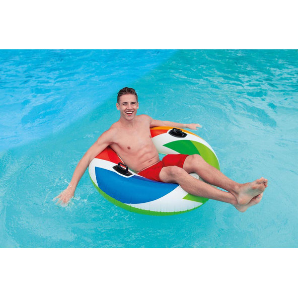 INTEX Kruh nafukovací s úchytmi priem. 122 cm od 9 rokov