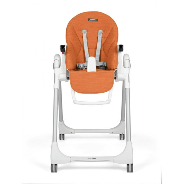 PEG PÉREGO Stolička jedálenská Prima Pappa Follow Me Wonder Orange 2022+hrazda zdarma
