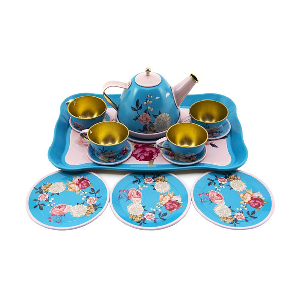 TEDDIES Čajová sada riadu plech 15 ks