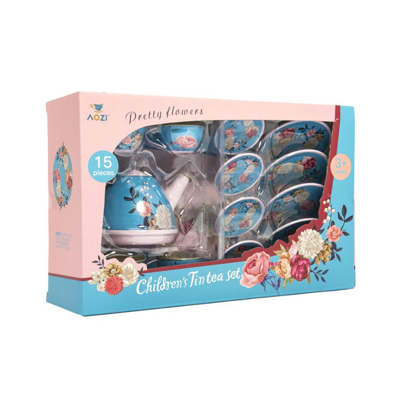 TEDDIES Čajová sada riadu plech 15 ks