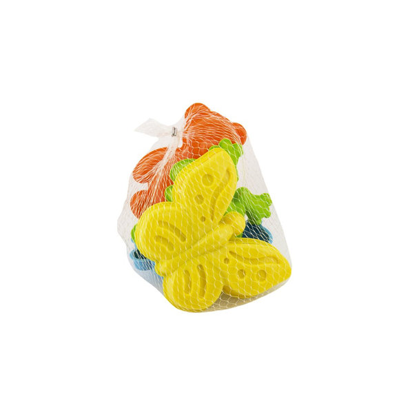 TEDDIES Formičky Bábovky na piesok zvieratká 4 ks, 12m+