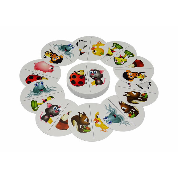 TEDDIES Kubíkove hry so zvieratkami 3v1 v plechovej krabičke