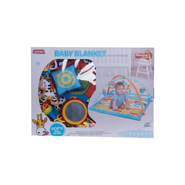 TEDDIES Podložka/Hrazda pre deti a hrkálky 0m+