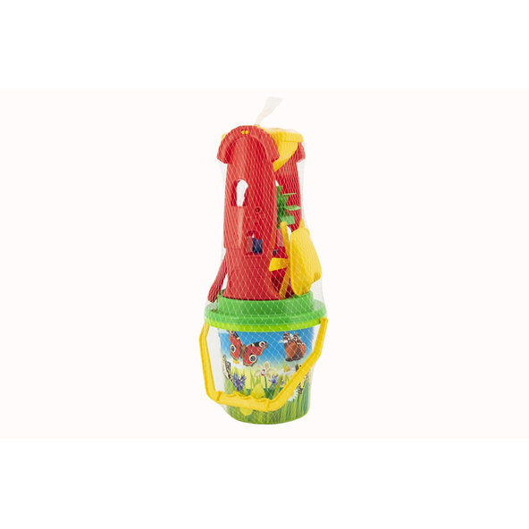 TEDDIES Sada na piesok vedro, mlynček s doplnkami 4 druhy, 12m+