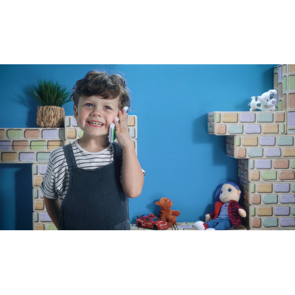 TEDDIES Telefón náučný mobilný s krytom Múdra sova, 12m+