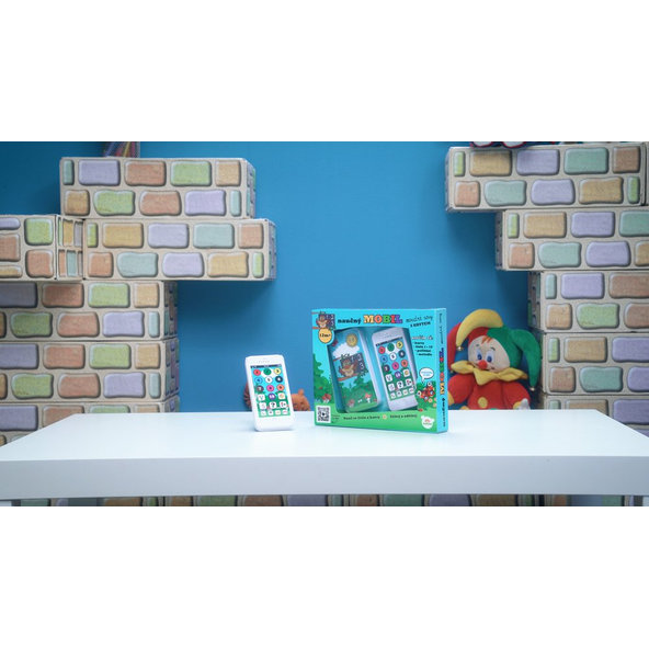 TEDDIES Telefón náučný mobilný s krytom Múdra sova, 12m+